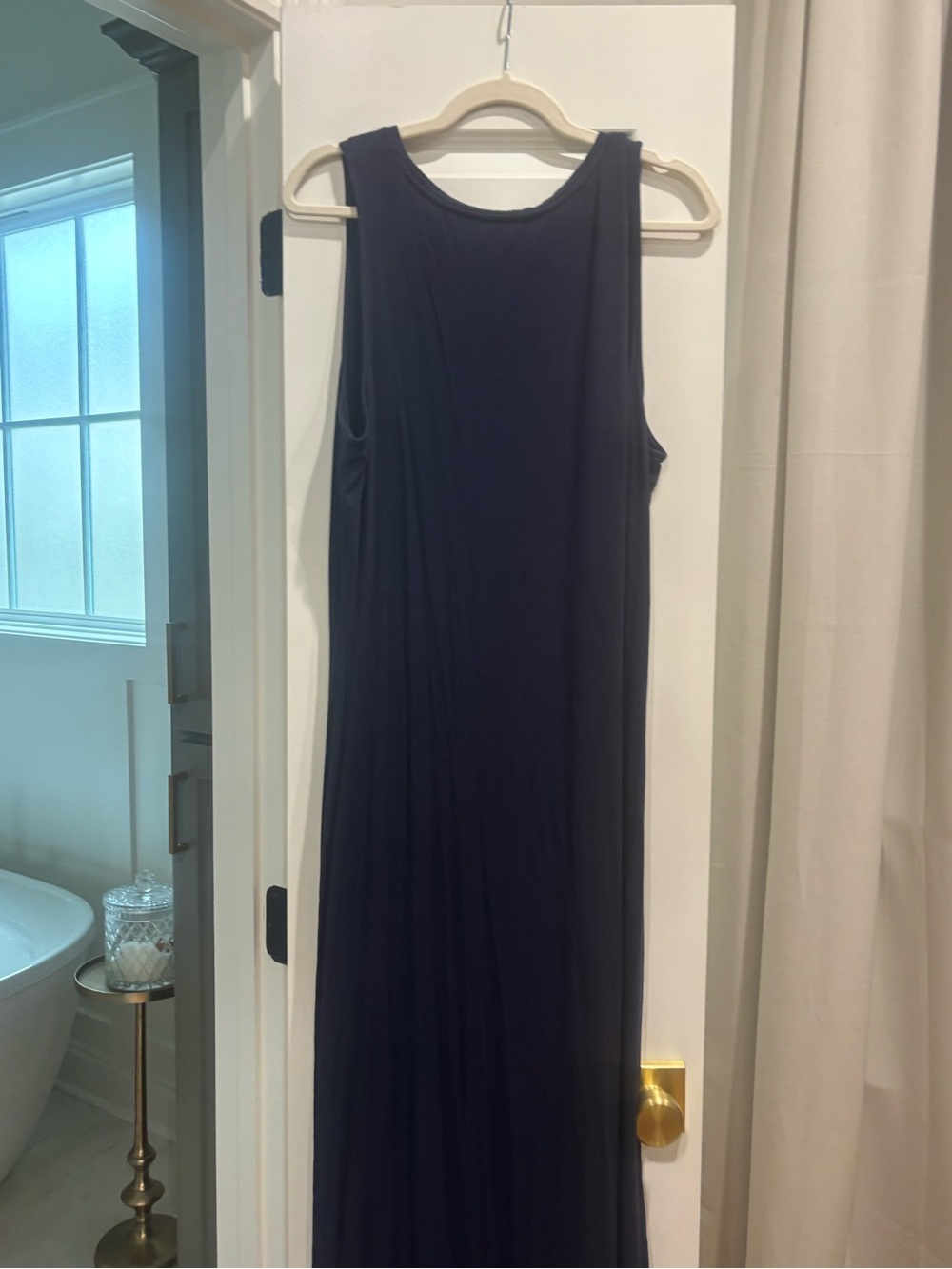 Amazon Essentials Navy Sleeveless Maxi Dress